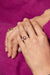 1.09ct Hexagon Step Cut Sapphire <br><b> Ileava Jewelry </b>| Three-Stone Ring