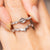 0.61ct Geo Marquise Rosecut <br><b> Ileava Jewelry </b>| Geometric Marquise Diamond Ring