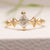 0.84ct Kite Step Cut <br><b> Ileava Jewelry </b> | Sylvie - Kite Shape Canadian Salt and Pepper