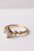 0.84ct Kite Step Cut <br><b> Ileava Jewelry </b> | Sylvie - Kite Shape Canadian Salt and Pepper