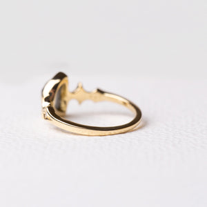 1.08ct Half Moon Rosecut <br><b> Ileava Jewelry </b>| Sylvie Ring