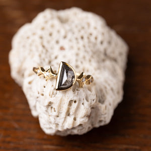 1.08ct Half Moon Rosecut <br><b> Ileava Jewelry </b>| Sylvie Ring