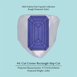 8.66ct VS1 C4 Pre-Cut Canadian Champagne Diamond 27935