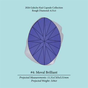6.51ct VVS2 K Pre-Cut Canadian Champagne Diamond 27937