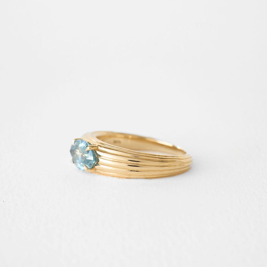 1.56ct Moval Rosecut Sapphire <br><b> June Rings</b> | Juno Ring
