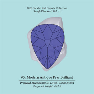 10.71ct VS1 C1 Pre-Cut Canadian Champagne Diamond 27933