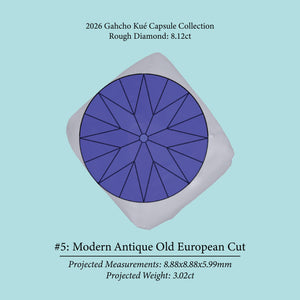 8.12ct VVS2 C4 Pre-Cut Canadian Champagne Diamond 27934