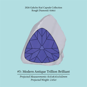 8.66ct VS1 C4 Pre-Cut Canadian Champagne Diamond 27935