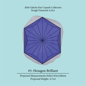 6.22ct VVS2 C3 Pre-Cut Canadian Champagne Diamond 27936