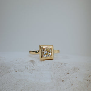 0.82ct Modern Antique Cut <br><b> We Are Arrow Ltd </b>| 5/ Modern Antique Rectangle Ring