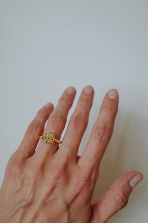0.82ct Modern Antique Cut <br><b> We Are Arrow Ltd </b>| 5/ Modern Antique Rectangle Ring