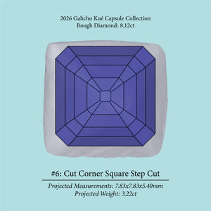 8.12ct VVS2 C4 Pre-Cut Canadian Champagne Diamond 27934