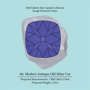 8.66ct VS1 C4 Pre-Cut Canadian Champagne Diamond 27935