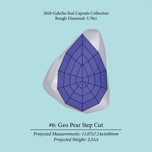 5.78ct VS2 C2 Pre-Cut Canadian Champagne Diamond 27941