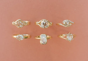 East West Cushion Diamond