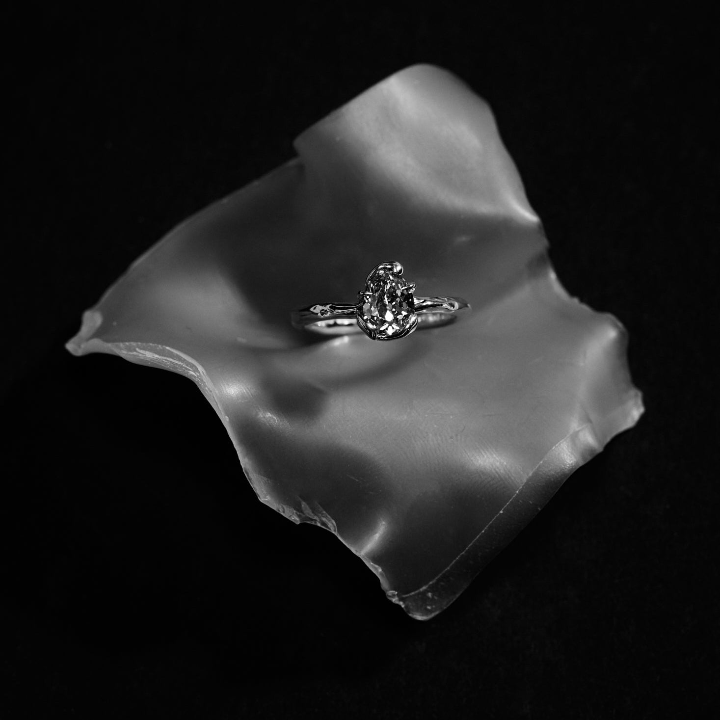 1.01ct Pear Brilliant <br><b> We Are Arrow Ltd </b>| 6/ Modern Antique Pear Ring