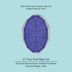 5.63ct VVS2 C2 Pre-Cut Canadian Champagne Diamond 27943