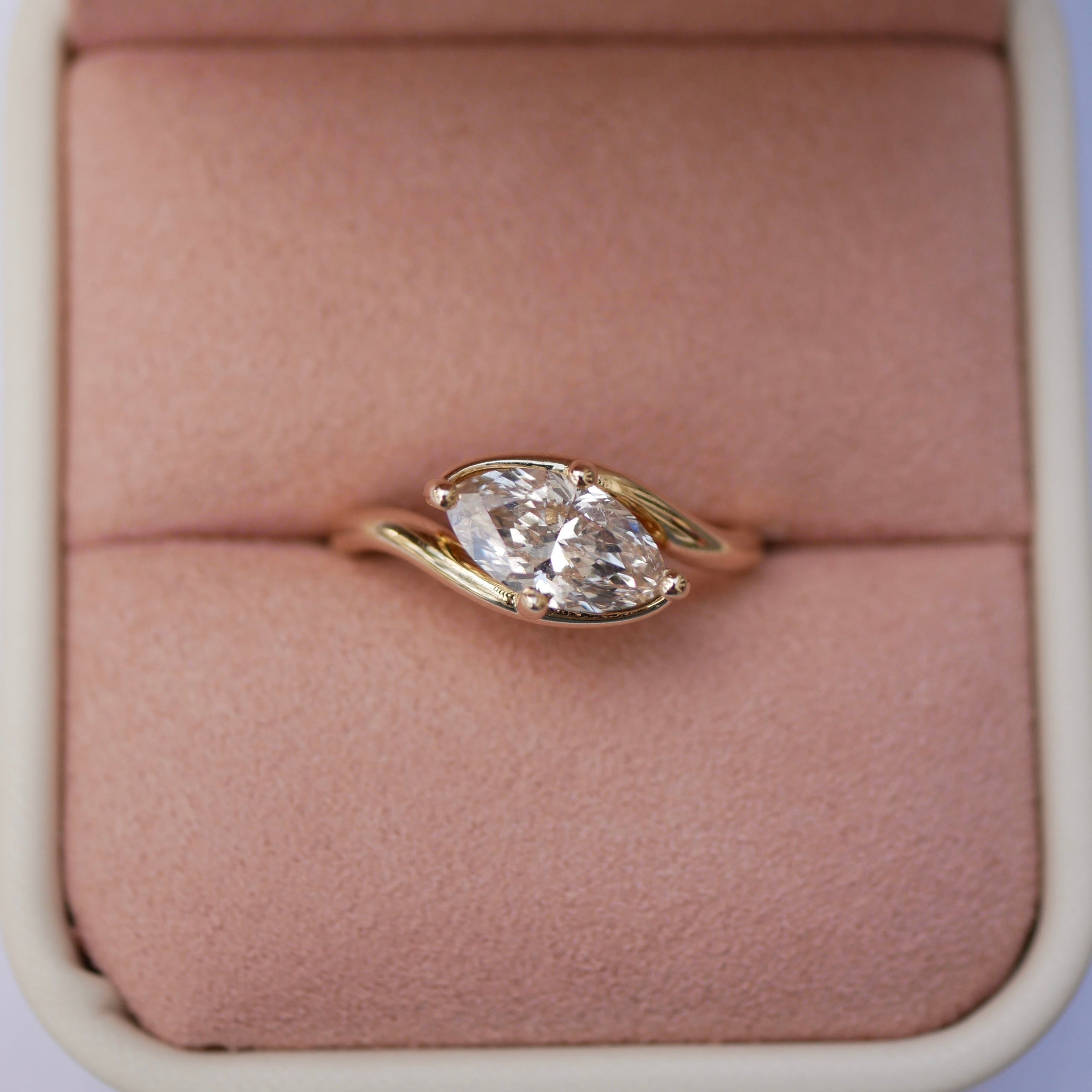 1.20ct Marquise Brilliant<br><b> Emily Warden Designs </b>| Nautilus Ring