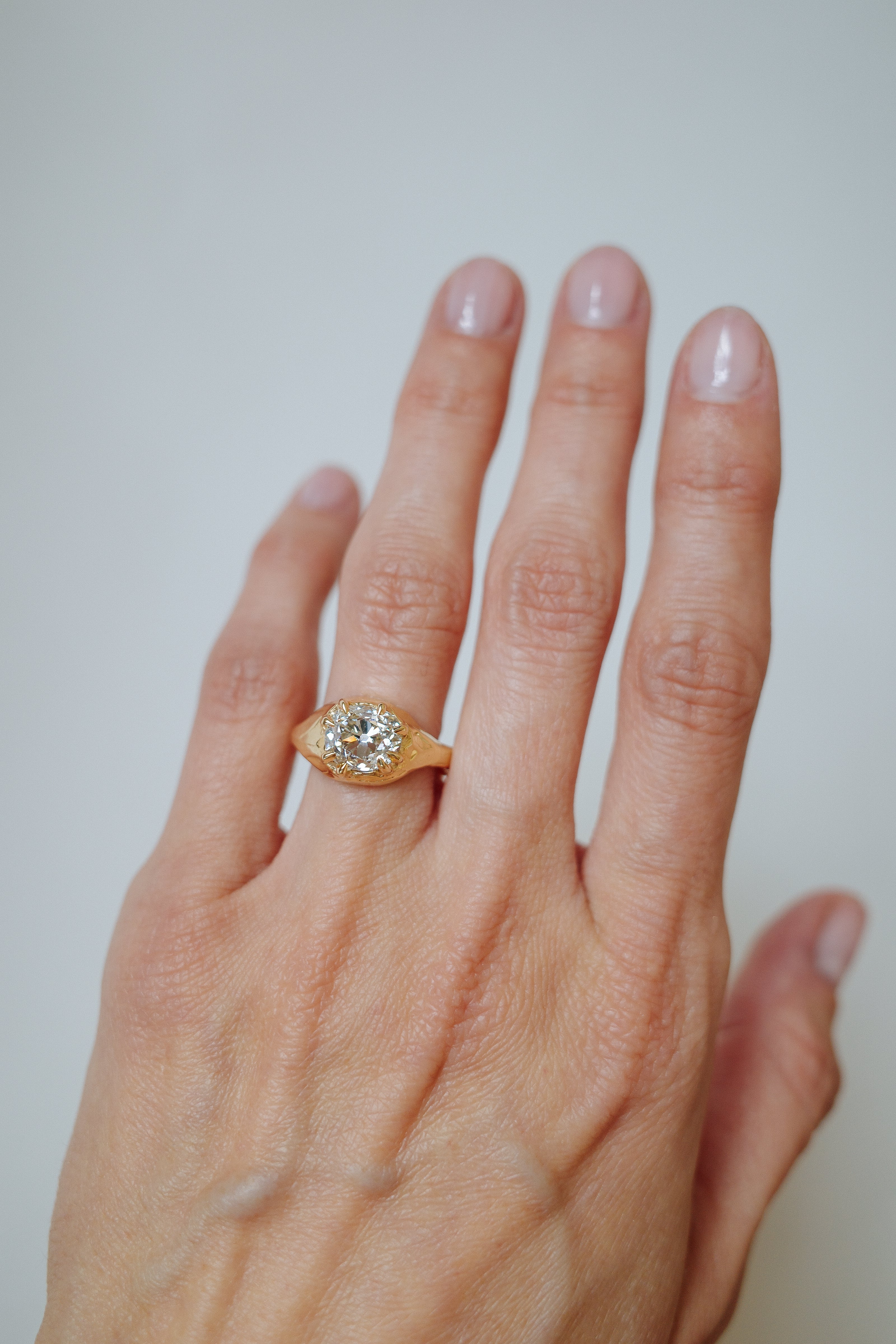 2.38ct Oval Old Mine Cut <br><b> We Are Arrow Ltd </b> | 7/ True Antique Oval Ring