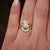 1.30ct Oval Brilliant <br><b> Emily Warden Designs </b>| Partial Bezel Ring