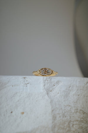 1.00ct Moval Brilliant <br><b> We Are Arrow Ltd </b>| 8/ Modern Antique Ring