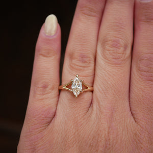 1.01ct Marquise Brilliant <br><b> Emily Warden Designs </b>| Split Shank Ring