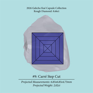 8.66ct VS1 C4 Pre-Cut Canadian Champagne Diamond 27935
