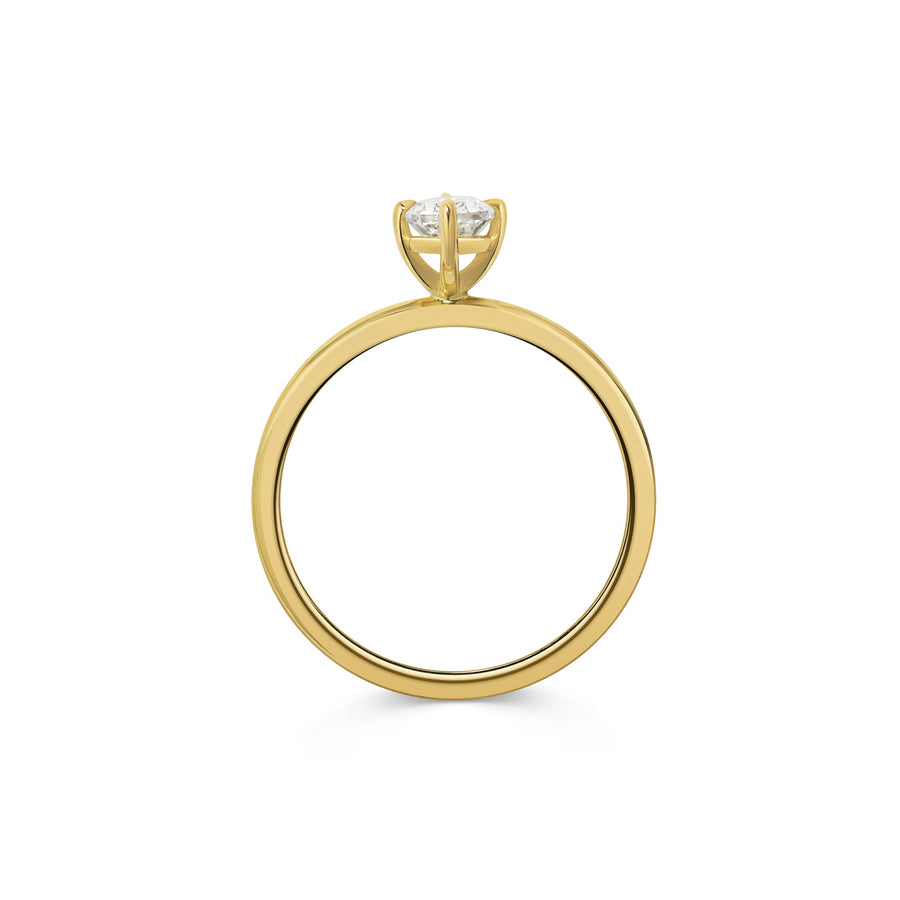 The Faye Ring by East London jeweller Rachel Boston | Discover our collections of unique and timeless engagement rings, wedding rings, and modern fine jewellery.
