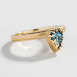 1.09ct Pear Brilliant Sapphire <br><b>Angela Monaco Jewelry</b> | The Spellbound Ring