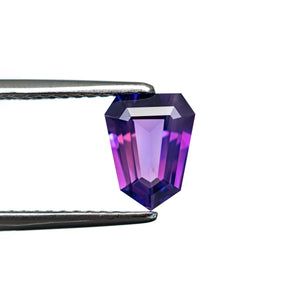 1.02ct 7.62x5.92x2.82mm Shield Step Cut Sapphire 28256-01