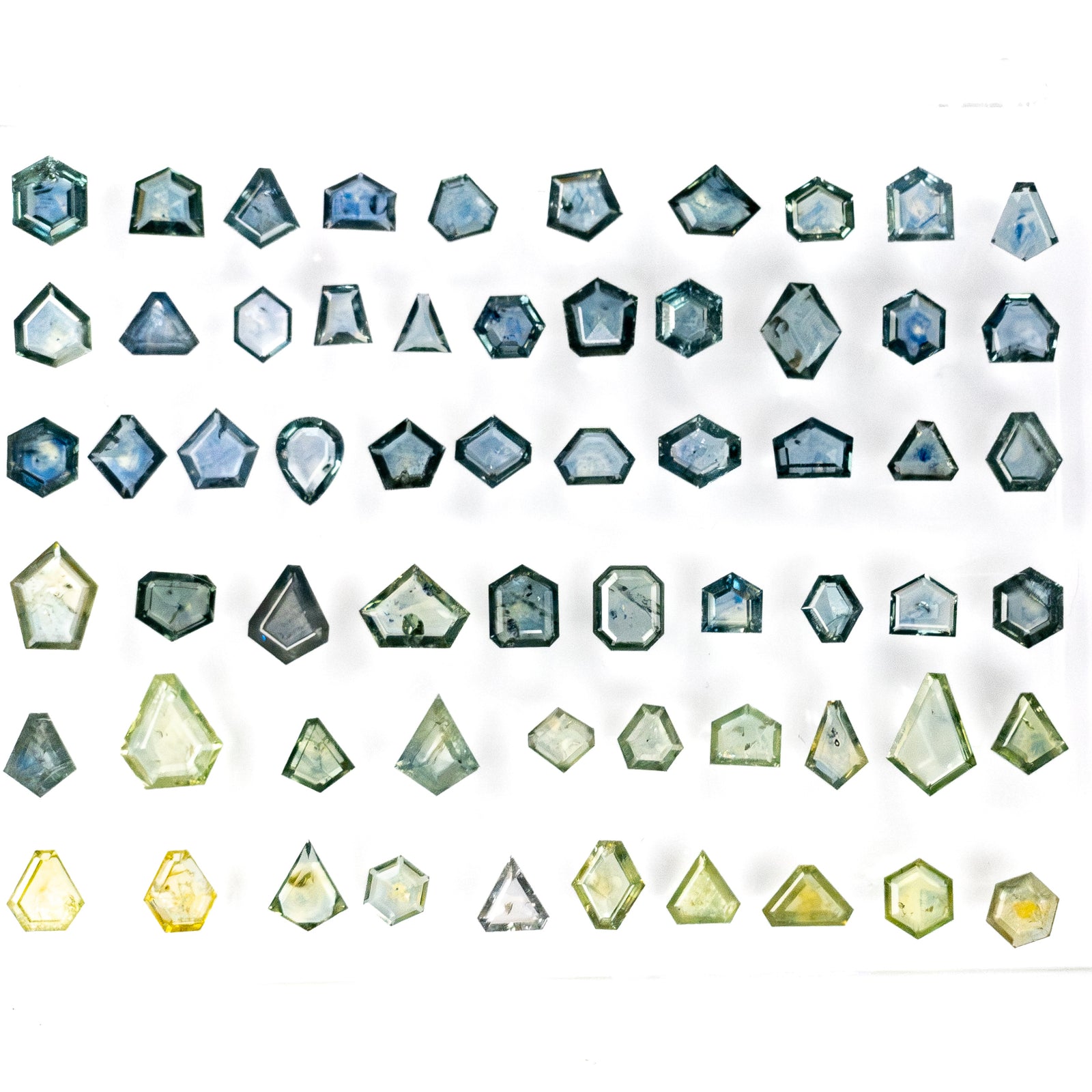 OFFLINE PARCEL 97.00cttw 62pc Portrait Cut Sapphire Parcel 22266-00