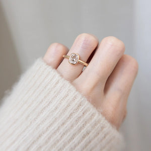 1.01ct Old Mine Cut<br><b>Brockton Gems</b> | Diamond Engagement Ring