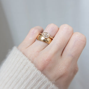 1.01ct Pear Brilliant <br><b> Brockton Gems </b>| Canadian East-West Pear Ring