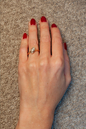 1.00ct Modern Antique Moval Brilliant 🇨🇦<br><b>ATTIC</b> | Bella Ring