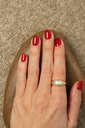 1.51ct Modern Antique Old Mine Cut 🇨🇦<br><b>ATTIC</b> | Jasper Ring