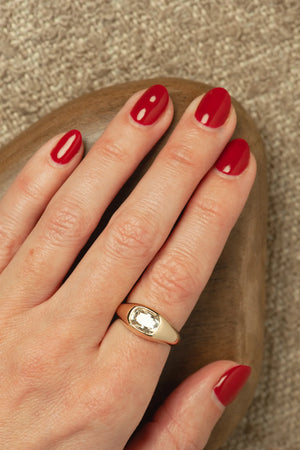 1.51ct Modern Antique Old Mine Cut 🇨🇦<br><b>ATTIC</b> | Jasper Ring