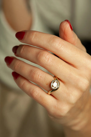 2.03ct Modern Antique Oval Brilliant 🇨🇦<br><b>ATTIC</b> | Ondina Ring