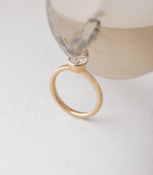 ATTIC Ring - Salt + Pepper Pear Brilliant