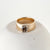 Attic Gold | Cigar Ring <br>  1.44ct Champagne Salt and Pepper Cut Corner Rectangle Brilliant