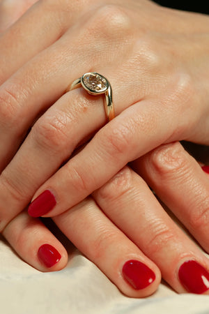 2.03ct Modern Antique Oval Brilliant 🇨🇦<br><b>ATTIC</b> | Ondina Ring