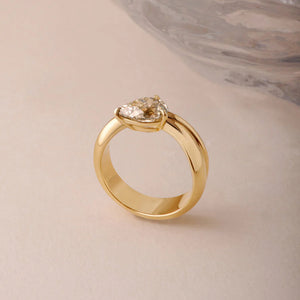 1.52ct Modern Antique Pear Brilliant 🇨🇦<br><b>ATTIC</b> | Cove Ring