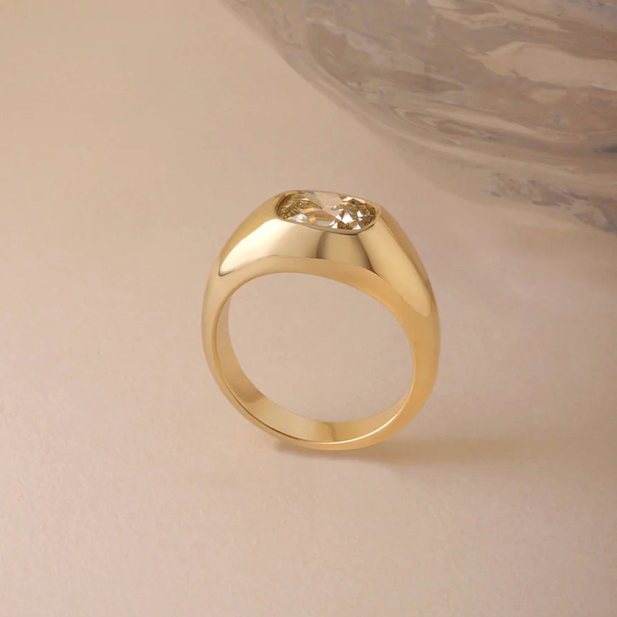 1.51ct Modern Antique Old Mine Cut 🇨🇦<br><b>ATTIC</b> | Jasper Ring