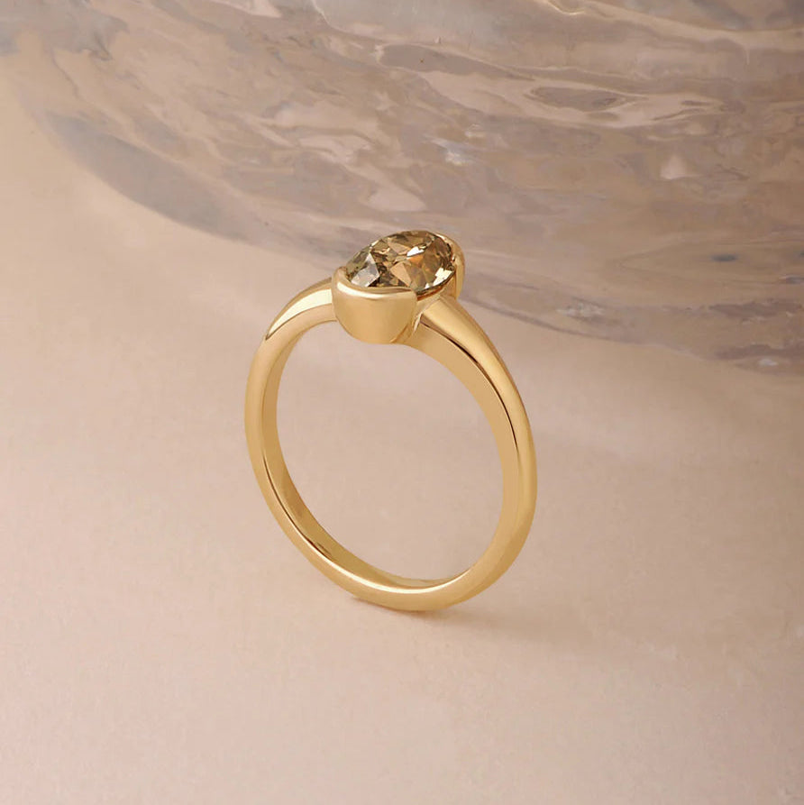 1.38ct Modern Antique Moval Brilliant 🇨🇦<b><b>ATTIC </b>| Talia Ring