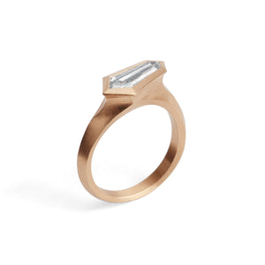 1.04ct Kite Step Cut <br><b> McCaul</B> | Aegis Ring
