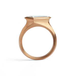 1.04ct Kite Step Cut <br><b> McCaul</B> | Aegis Ring