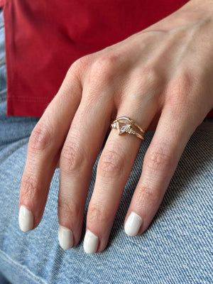 0.33ct Trillion Rosecut 🇨🇦<br><b> Pilar Agueci</b>| Amelia Ring No. 15