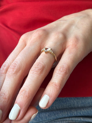 0.33ct Trillion Rosecut 🇨🇦<br><b> Pilar Agueci</b>| Amelia Ring No. 15