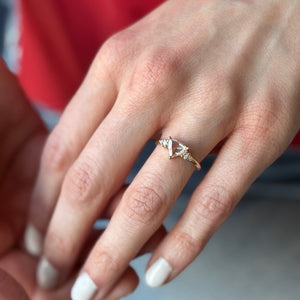 0.33ct Trillion Rosecut 🇨🇦<br><b> Pilar Agueci</b>| Amelia Ring No. 15