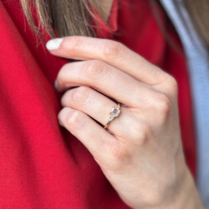 0.45ct Cushion Rosecut 🇨🇦<br><b> Pilar Agueci </b>| Amelia Ring No. 17