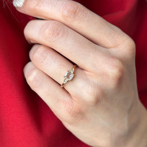 0.45ct Cushion Rosecut 🇨🇦<br><b> Pilar Agueci </b>| Amelia Ring No. 17